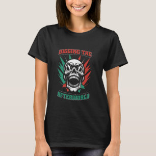 Schedelpijl tekenen - Dartbord Darts T-shirt