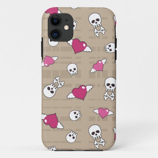 Schedels Case-Mate iPhone Case (Achterkant)