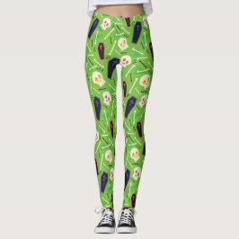 Schedels en doodskisten Halloween Leggings