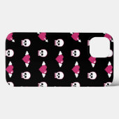 Schedels en harten Case-Mate iPhone case (Achterkant (horizontaal))