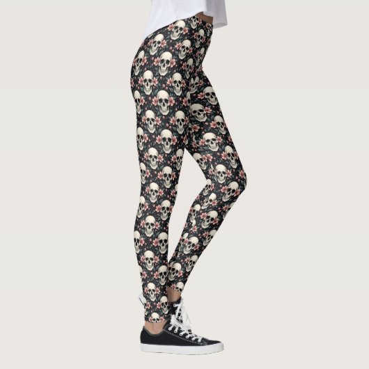Schedels en Hellebores Leggings (Rechts)