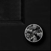 Schedels en krijt Rozen | Gotische Glam Funky Grun Keramische Knop