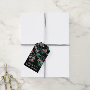 Schedels en Ombre Rozen   Gotische Glam Dank Je Cadeaulabel