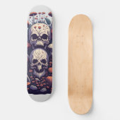 Schedels en paddenstoelen skateboard (Voorkant)