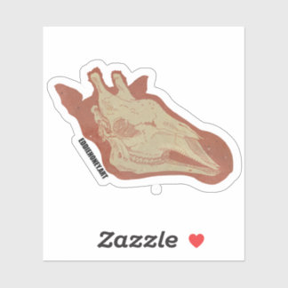 Schedels - Giraffe Sticker