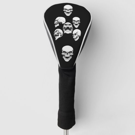 Schedels golfheadcover (Voorkant)