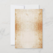 Schedels Halloween Bedankt Bruiloft Rustieke Kaart (Achterkant)