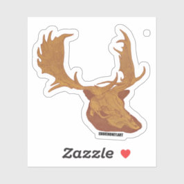 Schedels - Herten Sticker