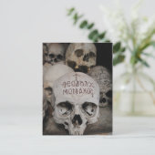 Schedels in een orthodox ossuarium briefkaart (Staand voorkant)