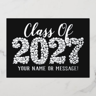 Schedels Klas van 2027 Folie Feestdagenkaart