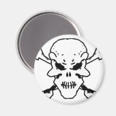 schedels magneet (Voorkant / Achterkant)