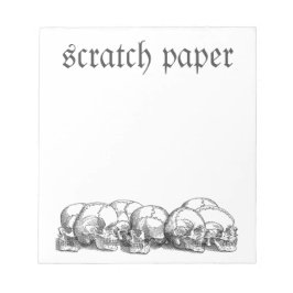  schedels notitieblok