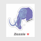 Schedels - Olifant Sticker (Vel)