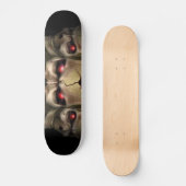 schedels skateboard (Voorkant)