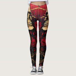 Schedels tussen de Rozen Leggings - Cool