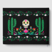 Schedels van suikerDag van de Doden Persoonlijk Gastenboek (Achterkant)