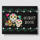 Schedels van suikerDag van de Doden Persoonlijk Gastenboek (Voorkant)