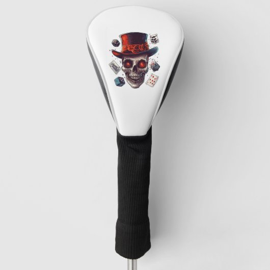 Schedeltovenaarshoed Golfheadcover (Voorkant)