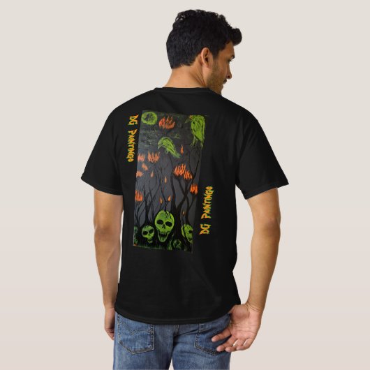 Schedeltuin T-shirt v.2 (Achterkant volledig)