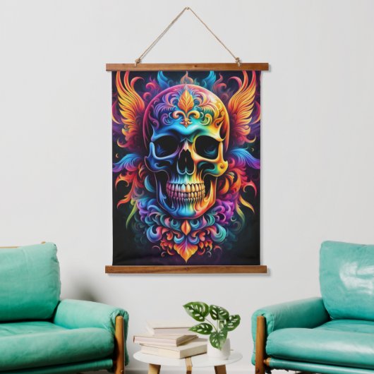 Schedelwandtapijt Hangend Wandkleed (Woonkamer)