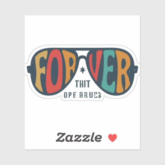 Scheelzien - Voor eeuwig -  Sticker (Vel)