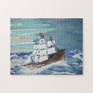 Scheepje met Ahoy Puzzle door JML Legpuzzel