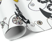 SCHEEPS DECORATIEVE SCHOONHEID MODIEUS BLAUWE EDEL CADEAUPAPIER (Rol Hoek)