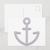Scheepsanker Briefkaart (Voorkant / Achterkant)