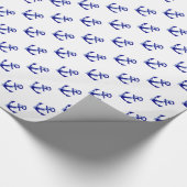 Scheepsanker Cadeaupapier (Hoek)