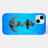 Scheepsanker Case-Mate iPhone Case (Achterkant (horizontaal))