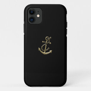 Scheepsanker Nautical Marine-Thmed Gift iPhone 11 Hoesje