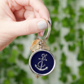 Scheepsanker Nautical Marine-Thmed Gift Sleutelhanger (Hand)