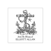 scheepsankerplaat rubberstempel (Afrduk)