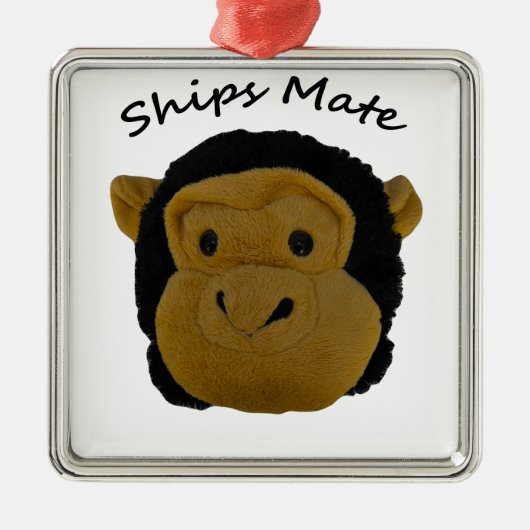 Scheepsattest Metalen Ornament (Voorkant)