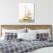 Scheepscanvasprint Canvas Afdruk (Insitu (Slaapkamer))