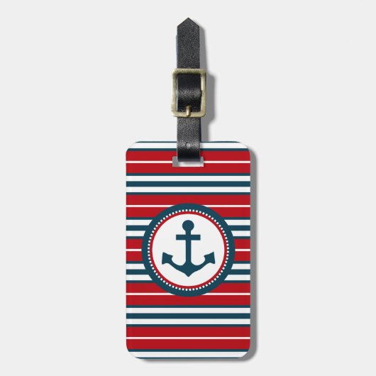 Scheepsdesign Bagagelabel (Voorkant verticaal)