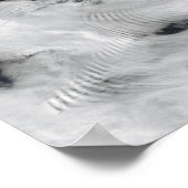 Scheepsgolfvormige golfwolken 2 poster (Hoek)