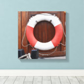 Scheepsgordel Canvas Afdruk (Insitu (Houten vloer))