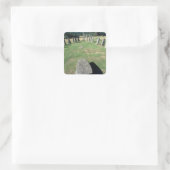 Scheepsinstelling Vierkante Sticker (Tas)