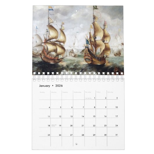  Scheepskalender Kalender (Jan 2026)