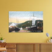 Scheepsladingslumber Canvas Afdruk (Insitu (Woonkamer))