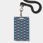 Scheepsontwerp Badge (Achterkant met lanyard)