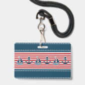 Scheepsontwerp Badge (Voorzijde met lanyard)