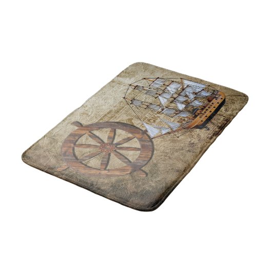  scheepsontwerp badmat (Gekanteld)