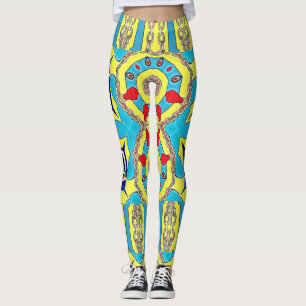 SCHEEPSONTWERP COLLAGE LEGGINGS