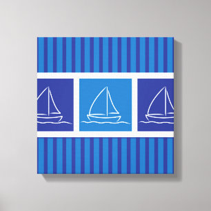 Scheepspatroon Canvas Afdruk
