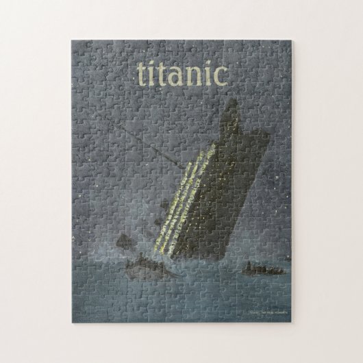 Scheepsramp Titanic Legpuzzel (Verticaal)