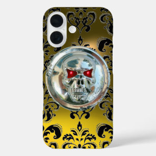 SCHEEPSRIDERS DAMASK GEM Yellow TOPAZ iPhone 16 Hoesje