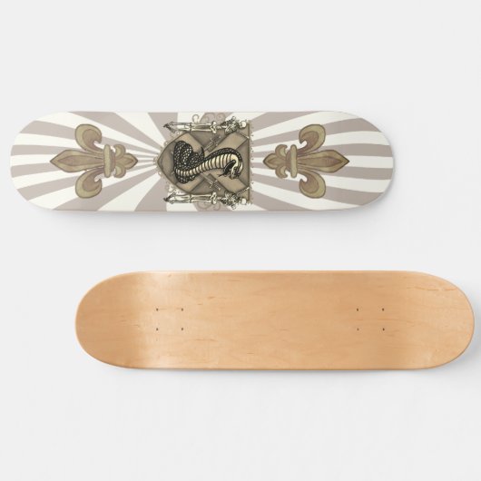 Scheepsskateboard van het Skeleton Cobra Skateboard (Horizontaal)