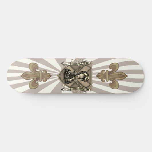 Scheepsskateboard van het Skeleton Cobra Skateboard (Horizontaal)